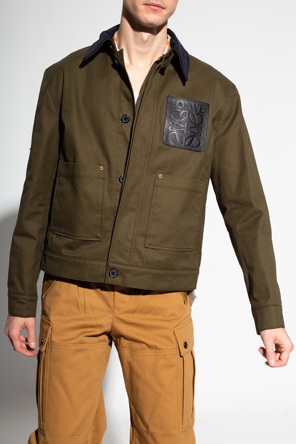 logo t shirt loewe t shirt light yellow - Jacket with logo